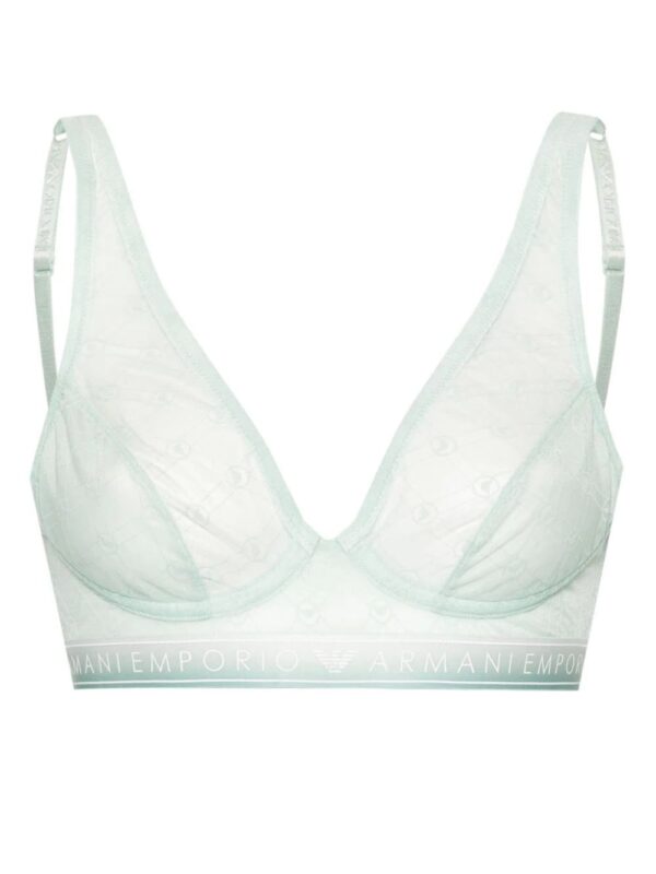 Emporio Armani  logo-jacquard bra