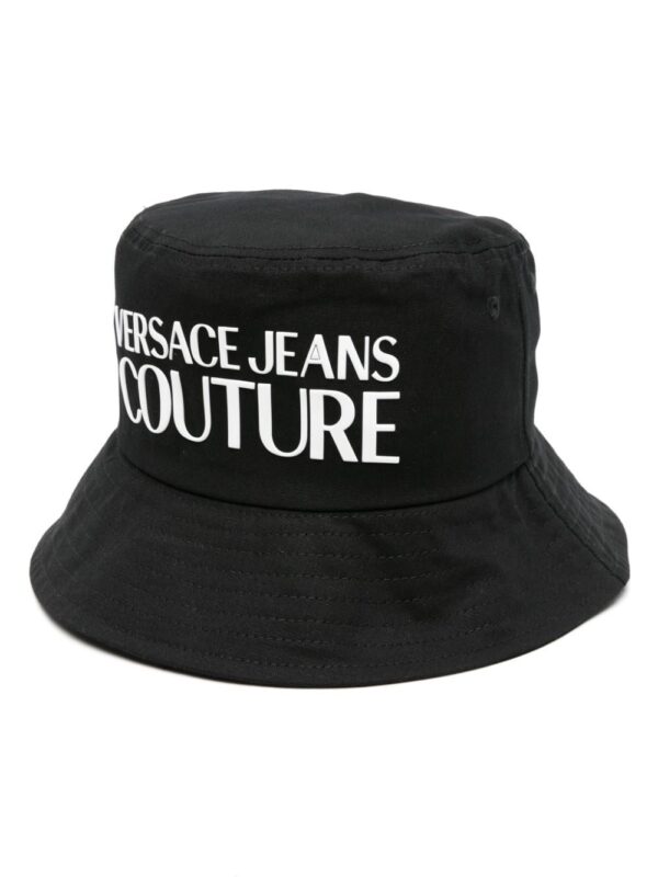 Versace Jeans Couture logo-patch cotton bucket hat
