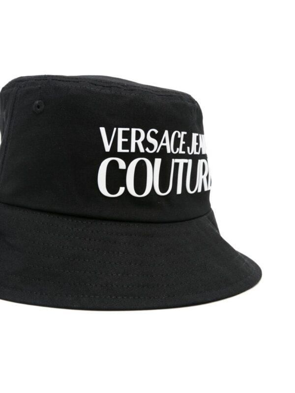 Versace Jeans Couture logo-patch cotton bucket hat - Image 2