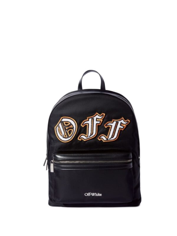 Off-White logo-appliqué backpack