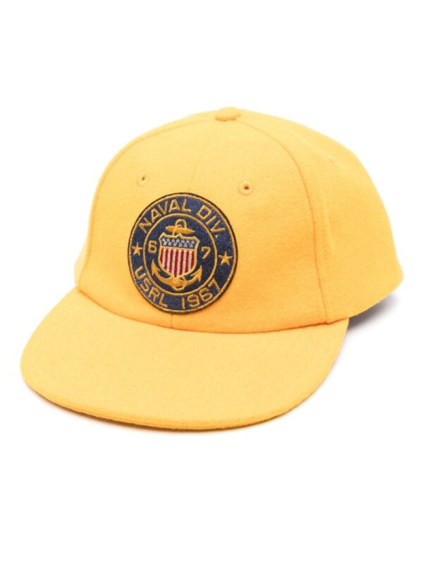 Polo Ralph Lauren logo-patch brushed baseball cap