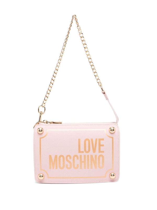 Love Moschino logo-print shoulder bag