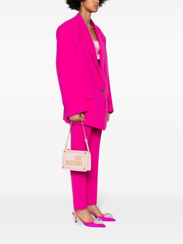 Love Moschino logo-print shoulder bag - Image 2