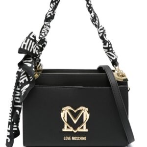 Love Moschino logo-plaque cross body bag