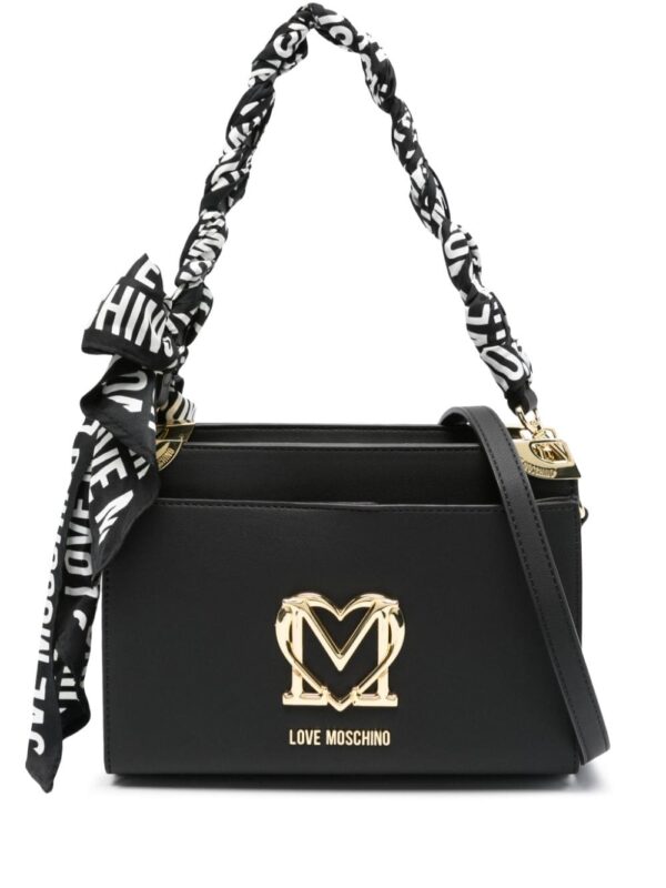Love Moschino logo-plaque cross body bag