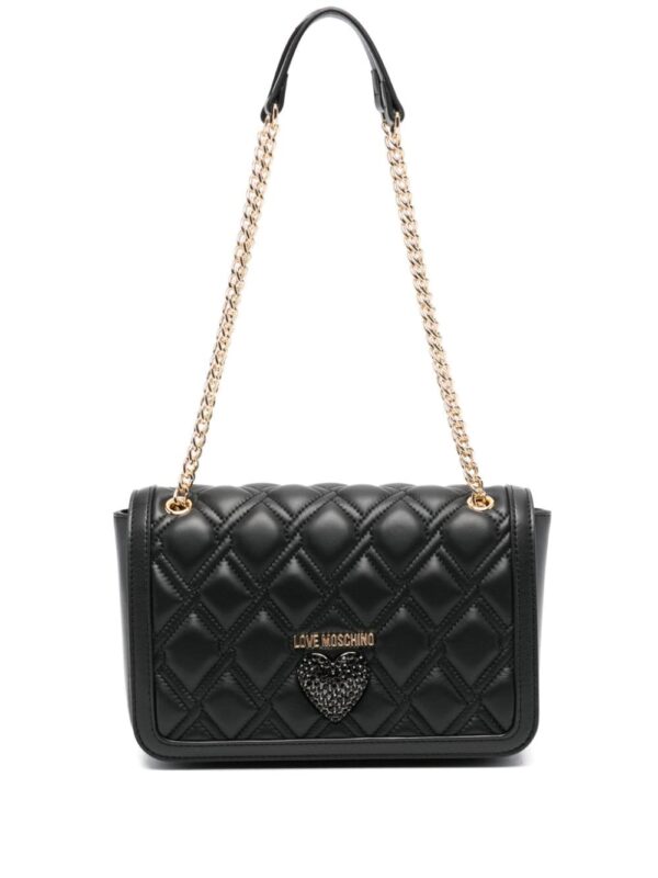 Love Moschino heart-plaque cross body bag