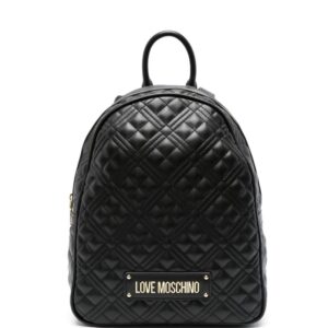 Love Moschino logo-lettering backpack