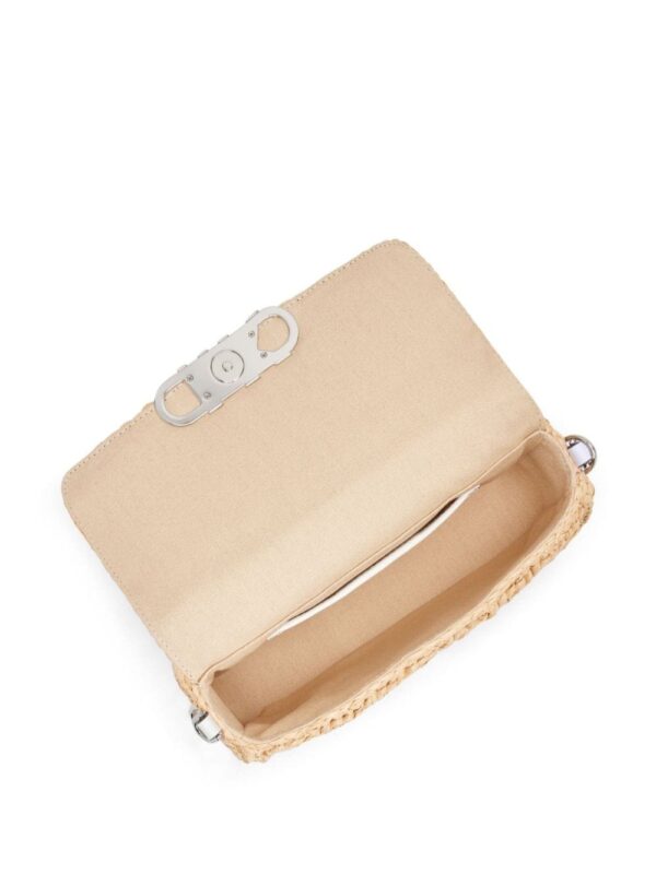 Michael Kors medium Parker straw shoulder bag - Image 3
