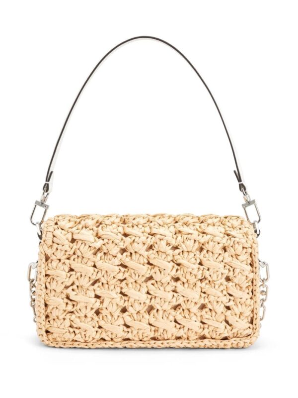 Michael Kors medium Parker straw shoulder bag - Image 2