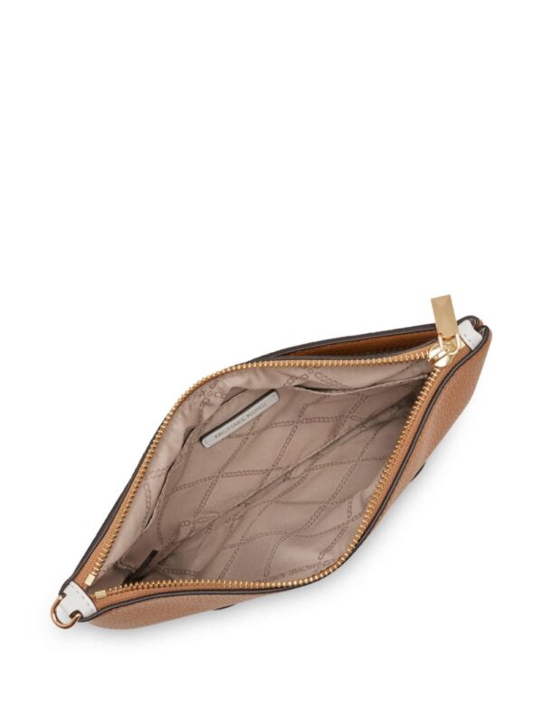 Michael Kors large Jet Set leather clutch bag - Image 3