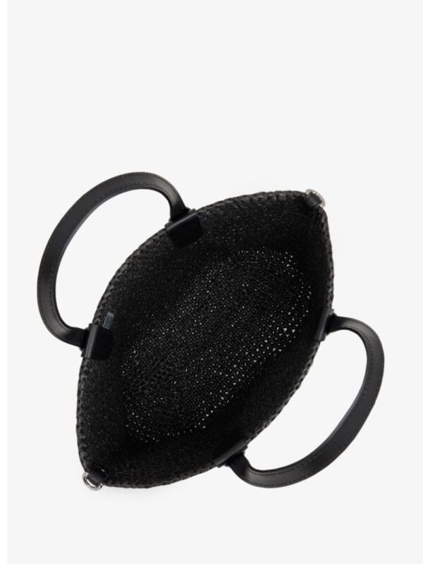 Michael Kors small Eliza straw tote bag - Image 3