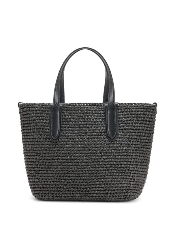 Michael Kors small Eliza straw tote bag - Image 2