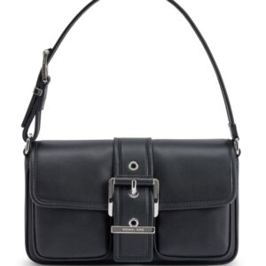 Michael Kors buckled leather shoulder bag