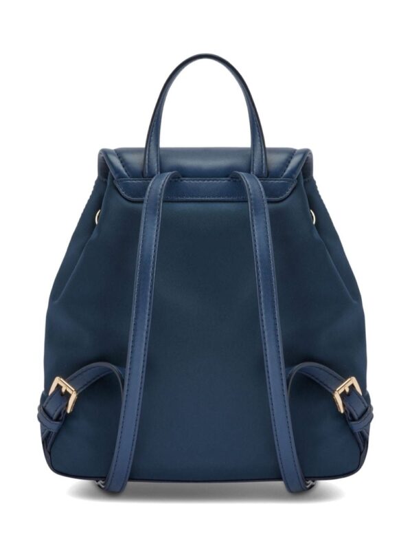 Michael Kors logo-plaque midnight blue backpack - Image 2