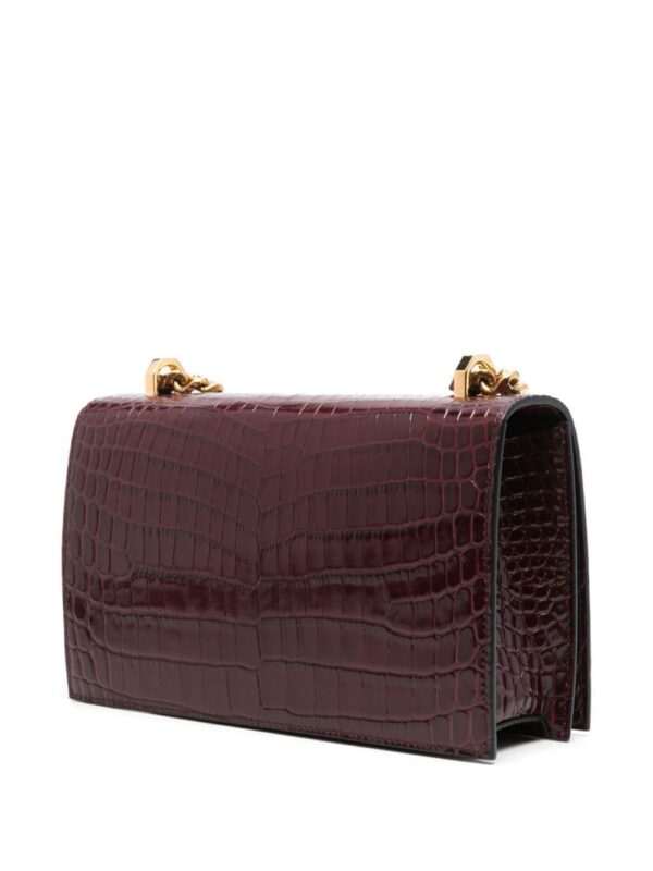 Alexander McQueen Jewelled leather satchel bag - Image 3