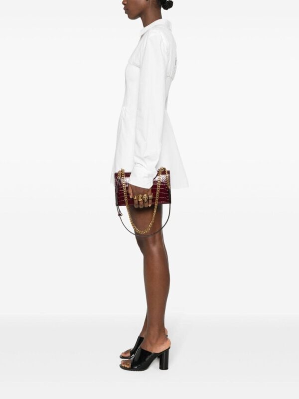 Alexander McQueen Jewelled leather satchel bag - Image 2