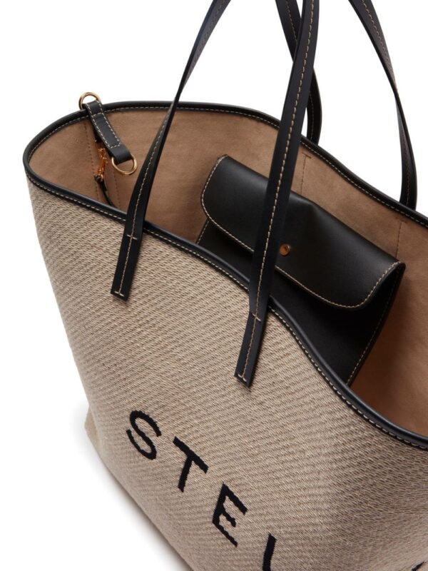 Stella McCartney jacquard-logo tote bag - Image 5