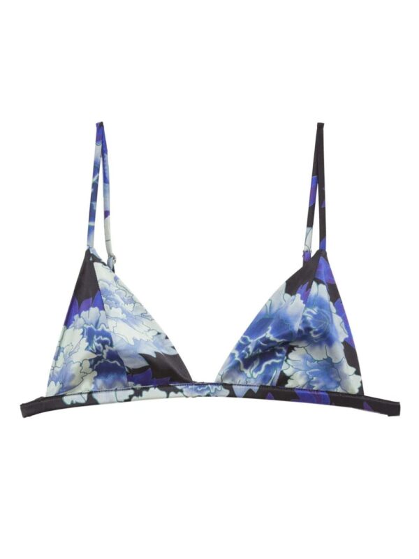 Fleur Du Mal  Luxe triangle bra