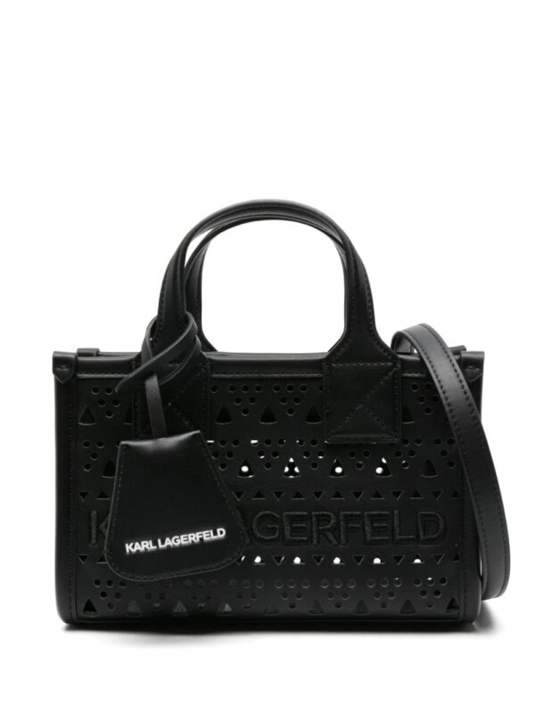 Karl Lagerfeld K/Skuare perforated tote bag