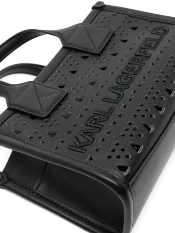 Karl Lagerfeld K/Skuare perforated tote bag - Image 4