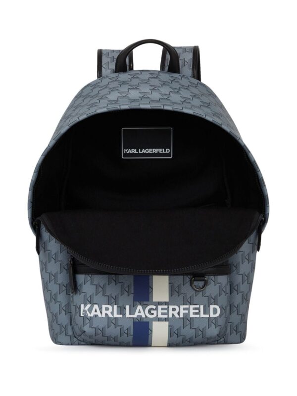 Karl Lagerfeld K/Monogram-print backpack - Image 3