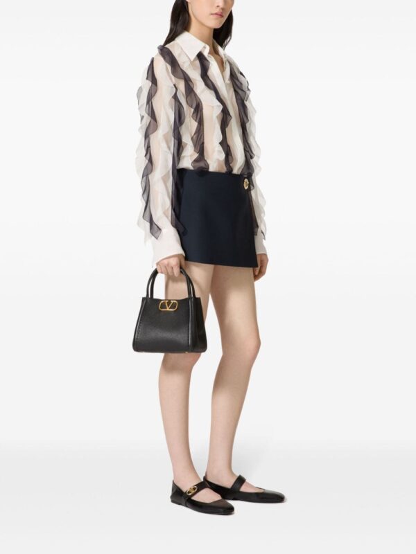 Valentino Garavani small Alltime leather tote bag - Image 2