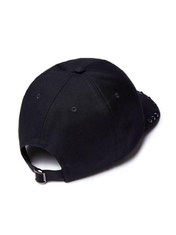 Valentino Garavani Rockstud-embellished cotton cap - Image 3
