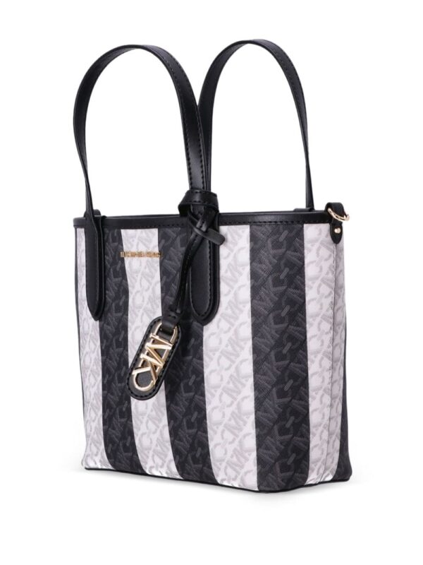 Michael Kors monogram pattern striped tote bag - Image 4