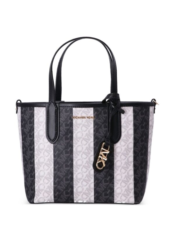 Michael Kors monogram pattern striped tote bag - Image 3
