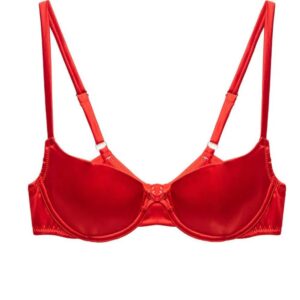 Fleur Du Mal  Luxe satin balconette bra