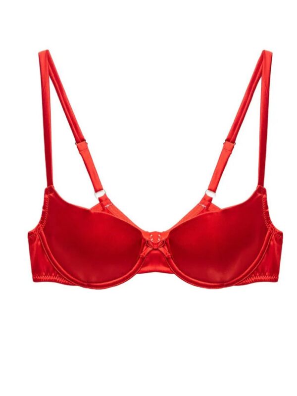 Fleur Du Mal  Luxe satin balconette bra