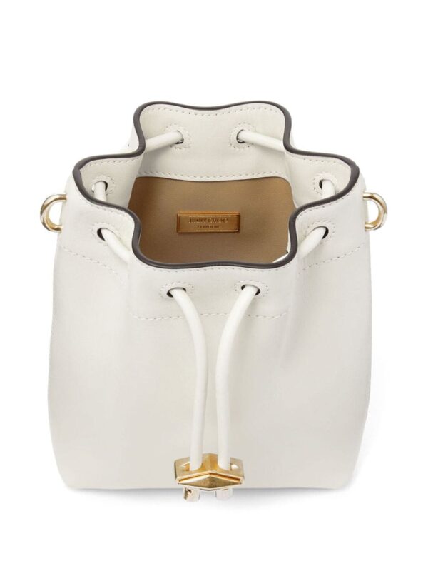 Jimmy Choo mini Cinch leather bucket bag - Image 5