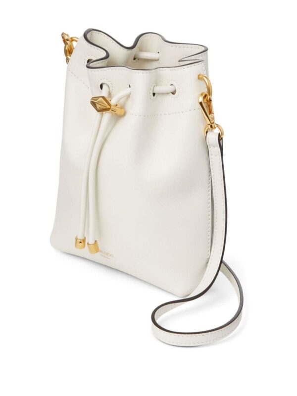Jimmy Choo mini Cinch leather bucket bag - Image 3