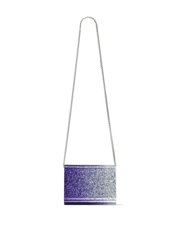 Jimmy Choo Candy glitter clutch bag - Image 3