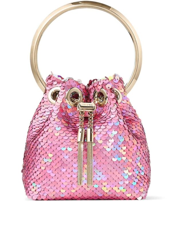 Jimmy Choo micro Bon Bon bucket bag