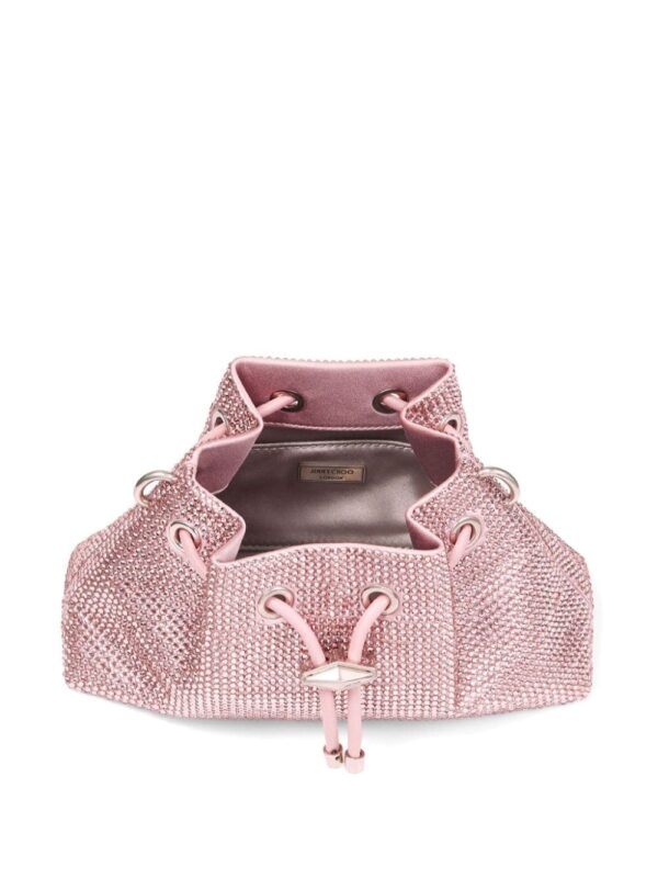 Jimmy Choo Bon Bon crystal-embellished shoulder bag - Image 4