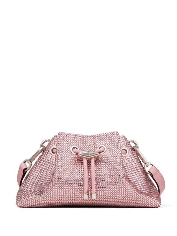 Jimmy Choo Bon Bon crystal-embellished shoulder bag