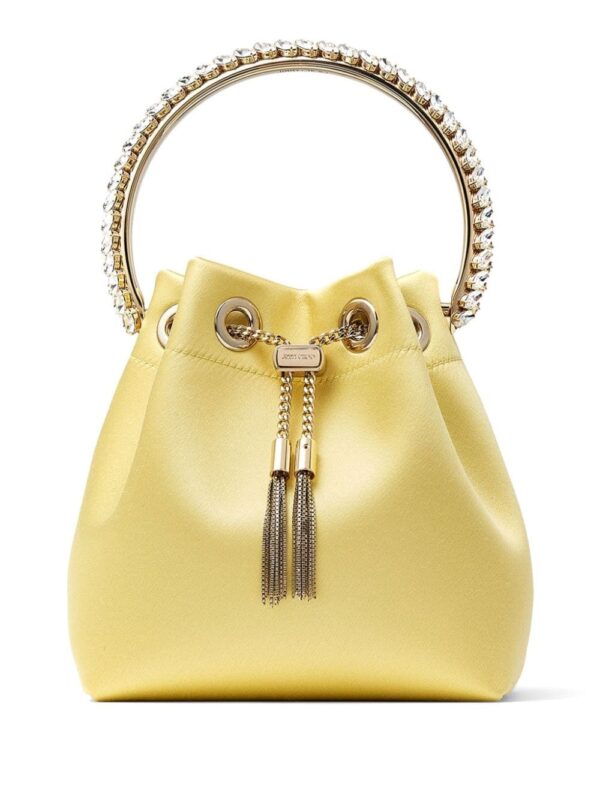 Jimmy Choo Bon Bon satin tote bag