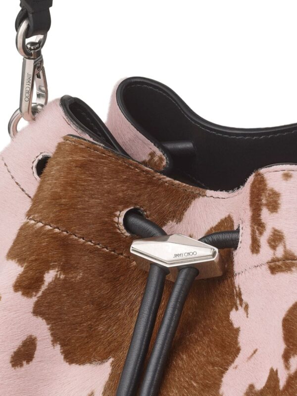Jimmy Choo Cinch M cow-print shoulder bag - Image 5