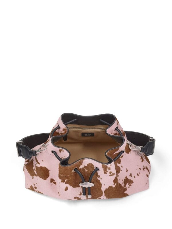 Jimmy Choo Cinch M cow-print shoulder bag - Image 4