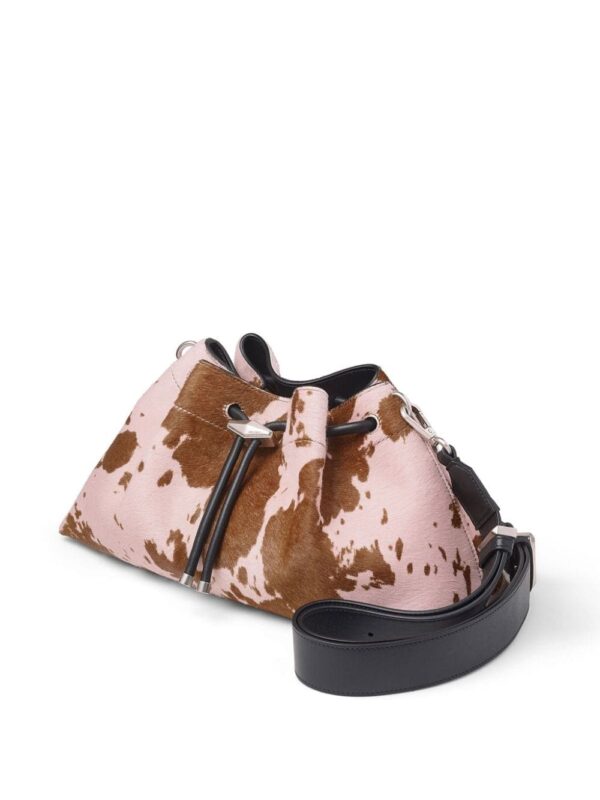 Jimmy Choo Cinch M cow-print shoulder bag - Image 3