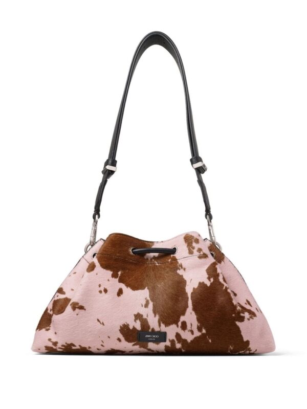 Jimmy Choo Cinch M cow-print shoulder bag - Image 2