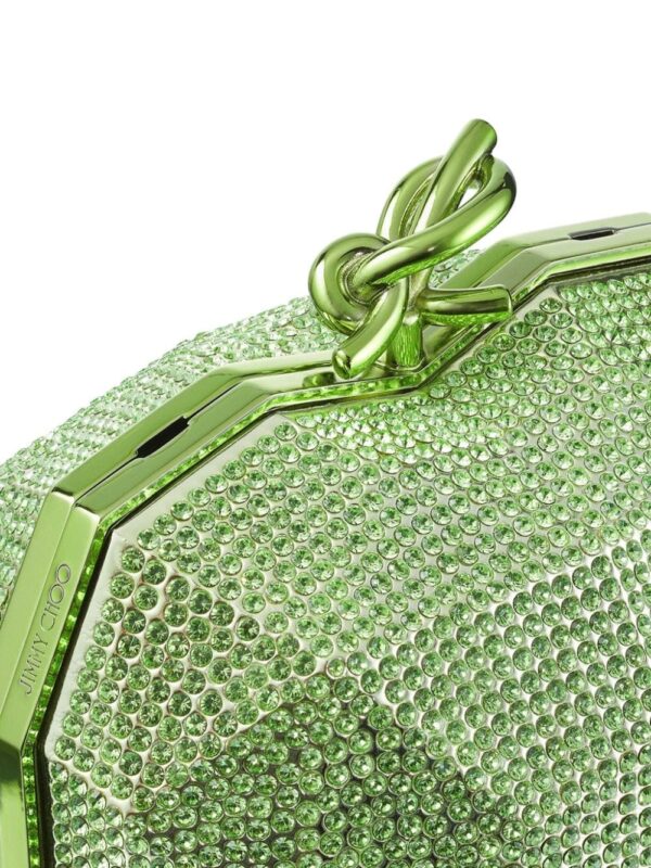 Jimmy Choo Faceted Heart clutch bag - Image 3