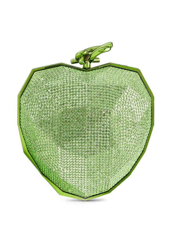 Jimmy Choo Faceted Heart clutch bag