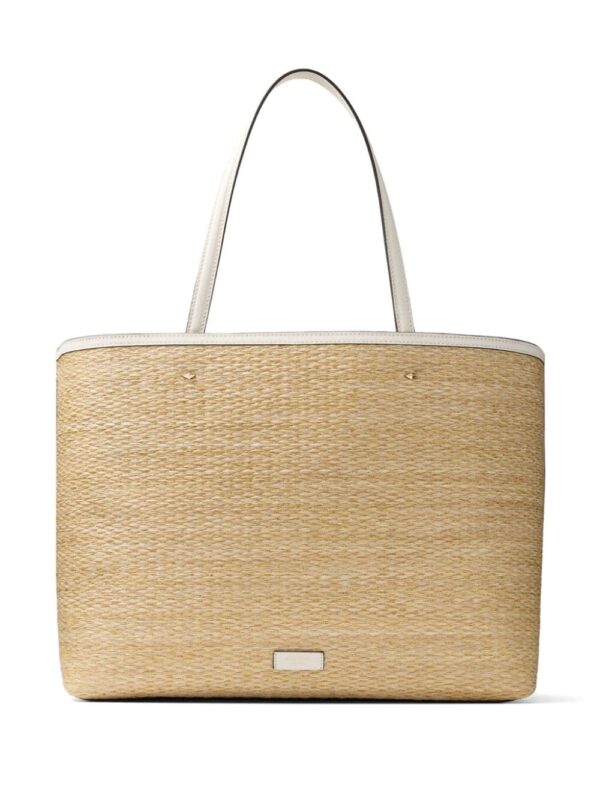 Jimmy Choo Marli raffia tote bag - Image 2