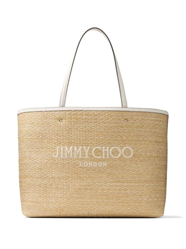 Jimmy Choo Marli raffia tote bag