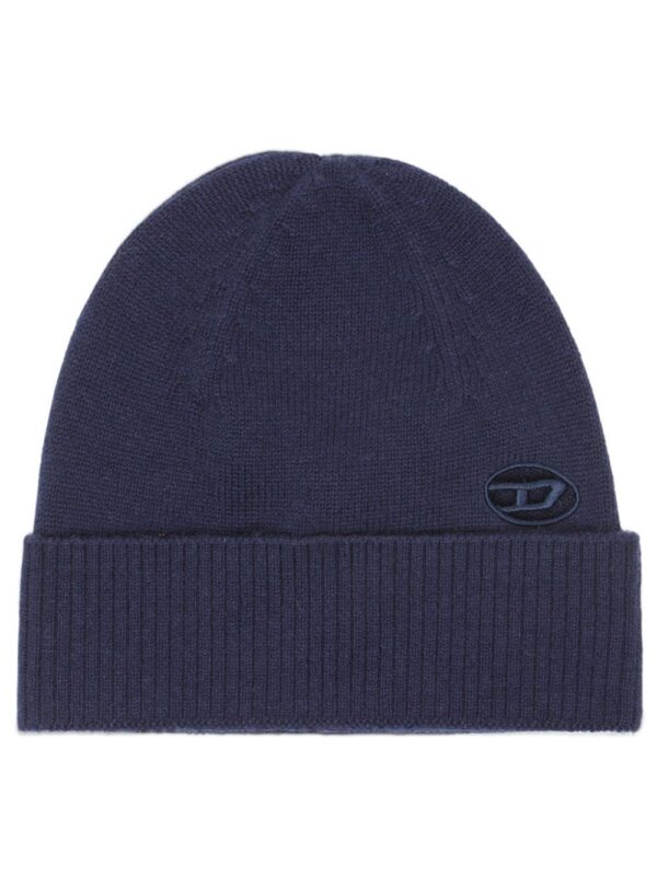 Diesel Oval D-patch wool-cashmere beanie