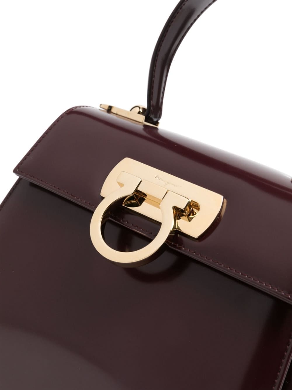 Ferragamo small Iconic leather tote bag - Image 4