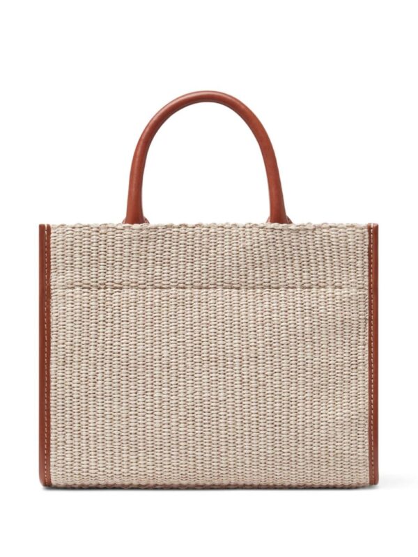 Versace small Athena raffia tote bag - Image 3