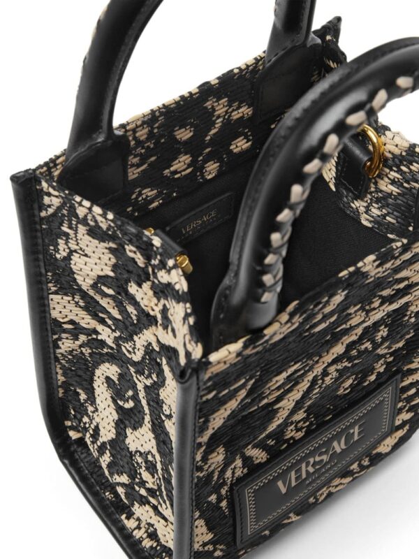 Versace mini Barocco Athena tote bag - Image 4